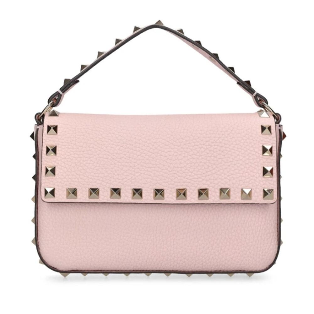 NEW VALENTINO GARAVANI ROCKSTUD BLACK LEATHER MINI CROSSBODY BAG PURSE NWT